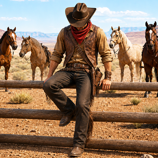 Western Gunfighter Cowboy Game